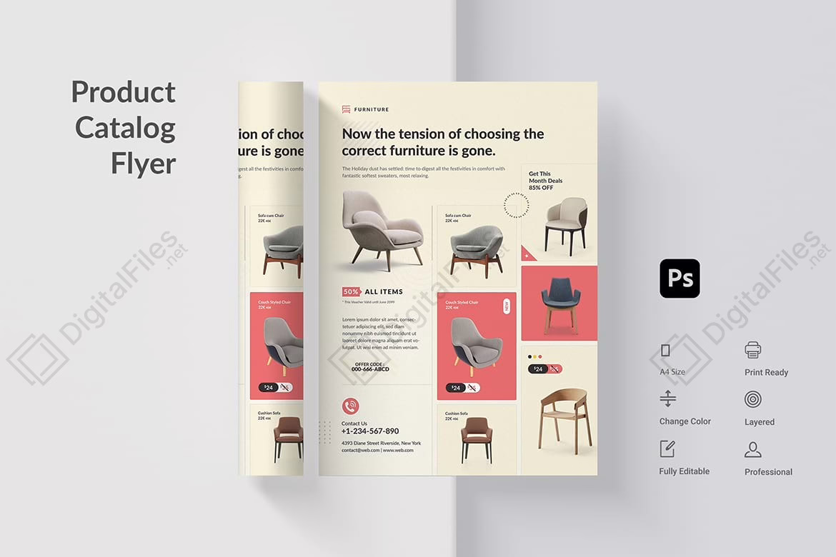 Product Catalog Flyer Design