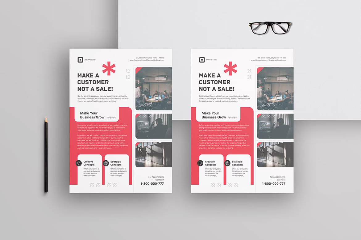 Minimal Corporate Flyer Template