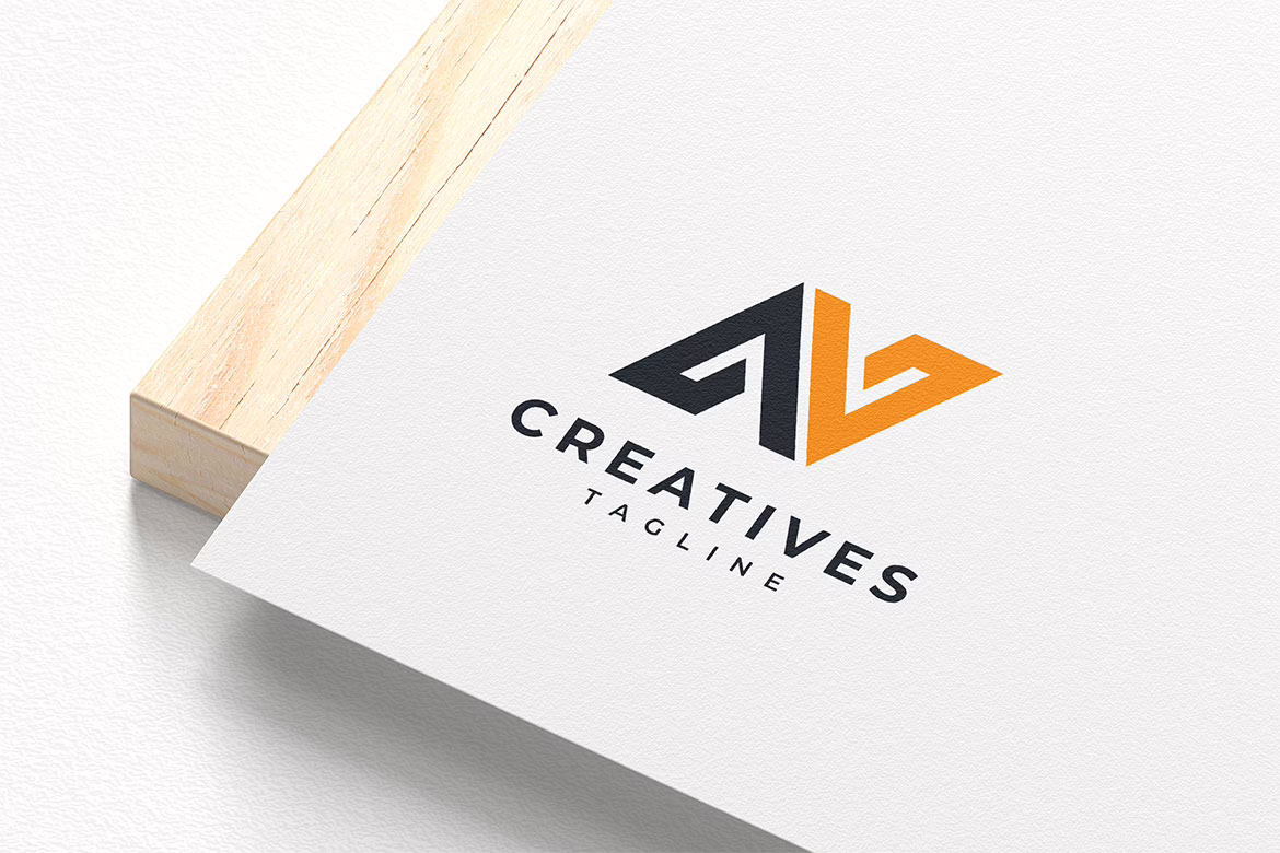 Letter AV Logo Template