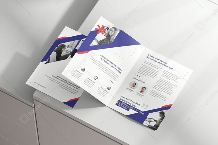 Corporate Bi-fold Brochure Template