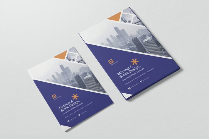Minimal Presentation Folder Template Vol 18