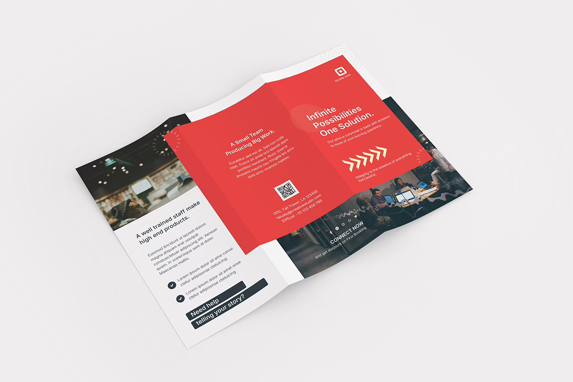 Creative Corporate Trifold Brochure Template