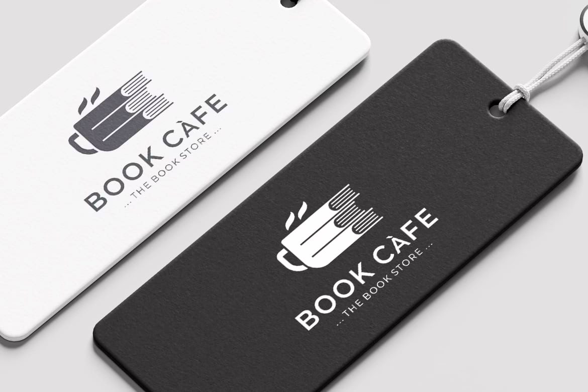 Book Cafe Logo Template