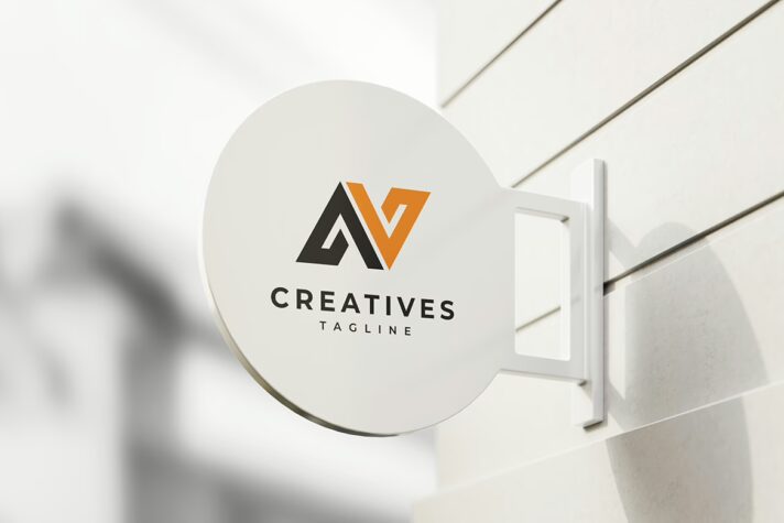 Letter AV Logo Template
