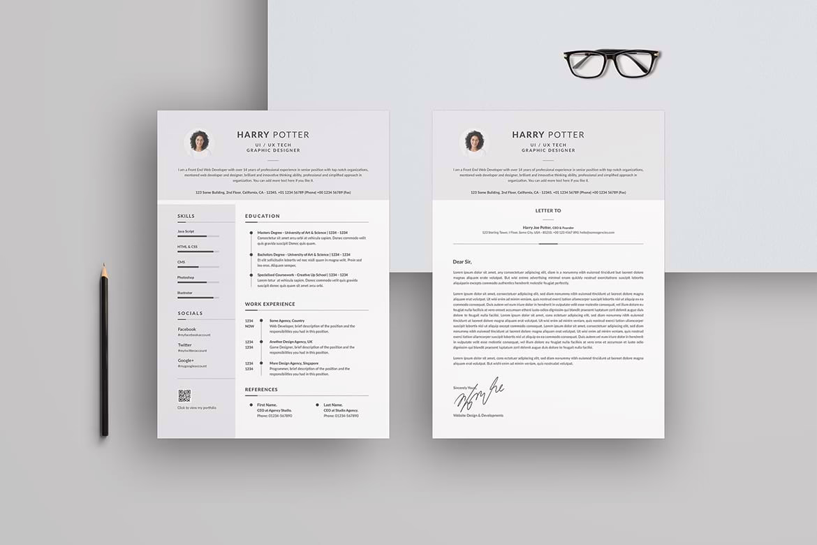Modern Minimal Resume Template