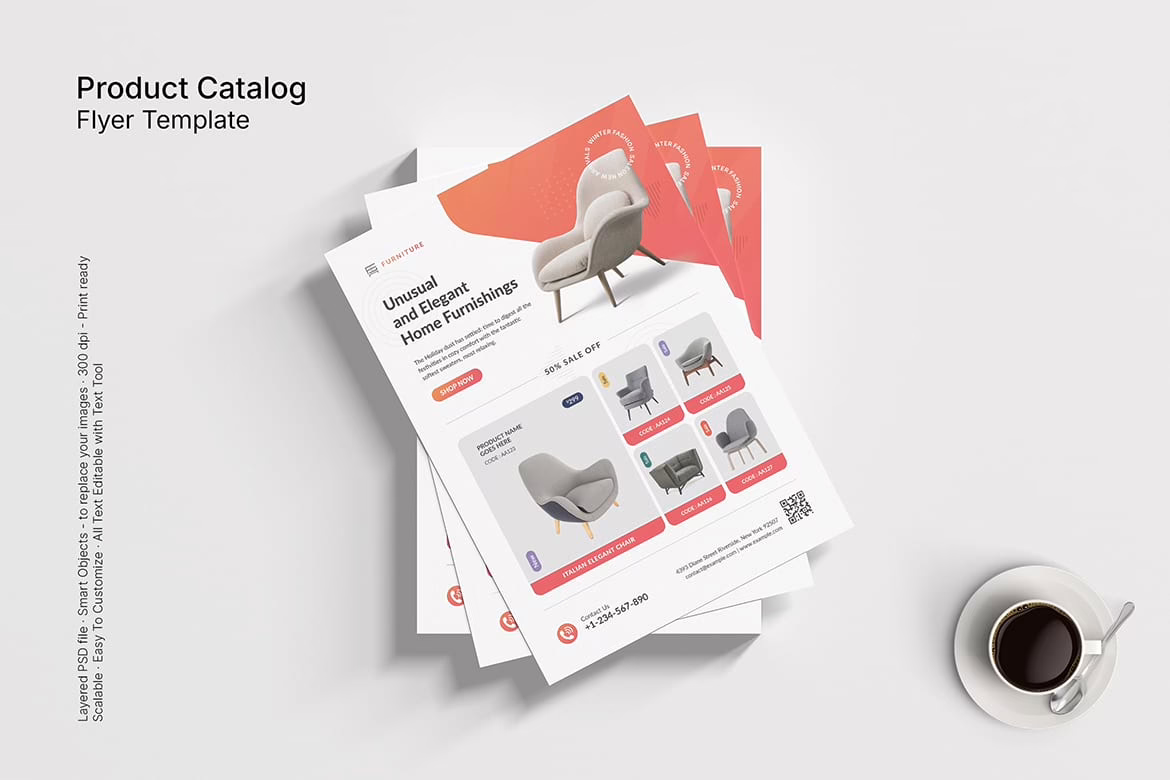 Product Catalog Flyer Template