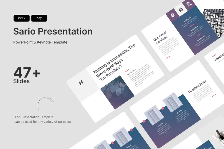 Sario Business PowerPoint Template
