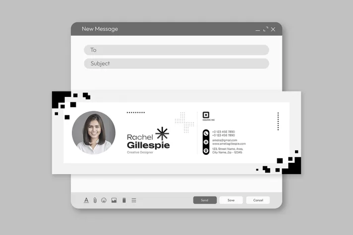Employee ID Card & Email Signature Template