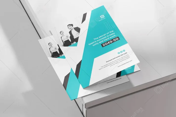 Corporate Bifold Brochure Template