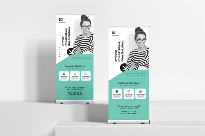 corporate rollup banner template