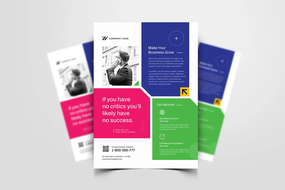 Colorful Agency Flyer Template