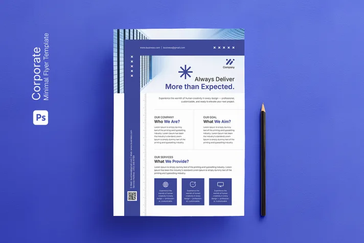 Clean Corporate Flyer Template – Vol 20