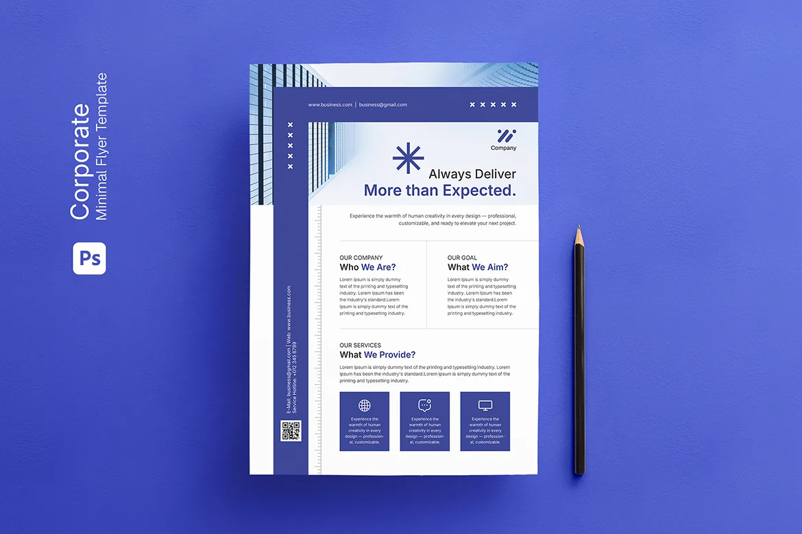 Clean Corporate Flyer Template – Vol 20
