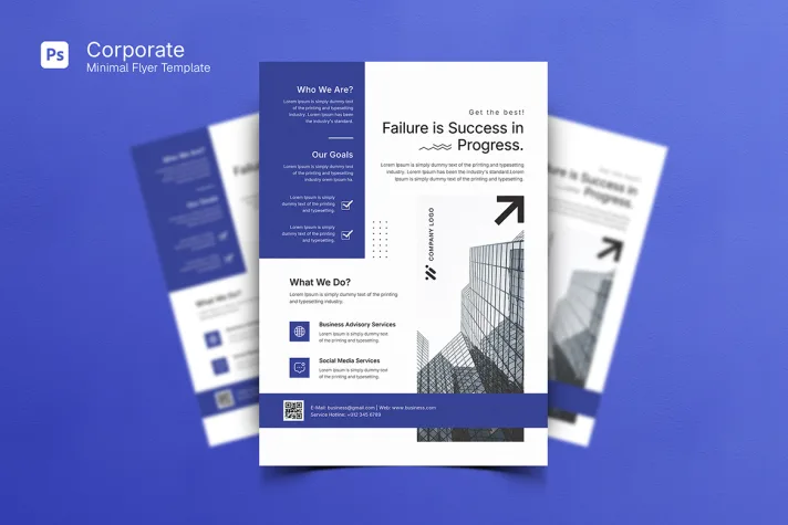 Clean Corporate Flyer Template – Vol 22