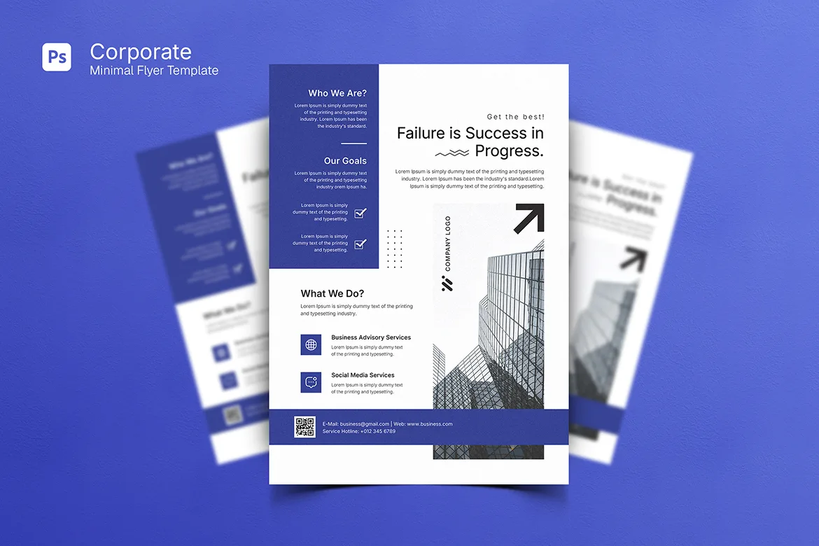 Clean Corporate Flyer Template – Vol 22
