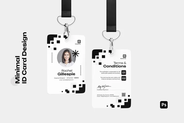 Employee ID Card & Email Signature Template