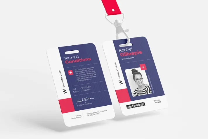 Corporate Employee ID Card Template