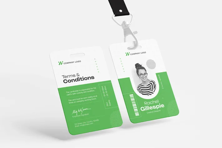 Corporate ID Card Template
