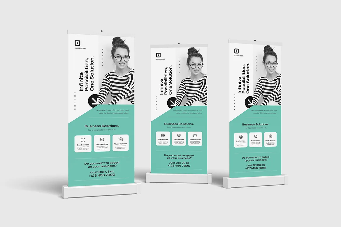 corporate rollup banner template