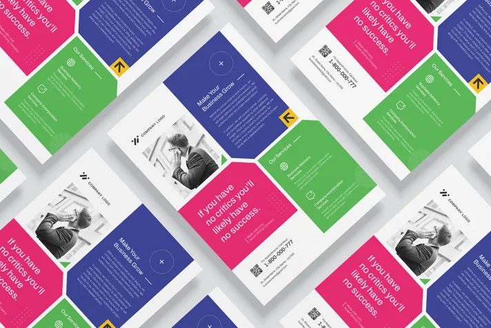 Colorful Agency Flyer Template