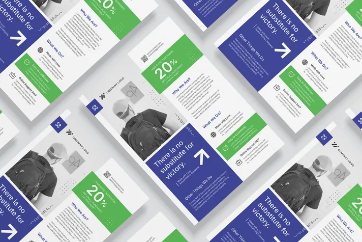 Clean Corporate Flyer Template – Vol 21