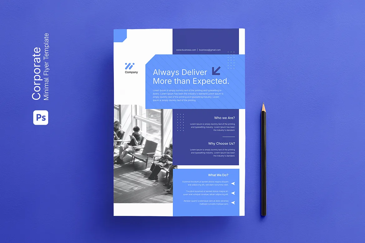 Clean Corporate Flyer Template – Vol 19