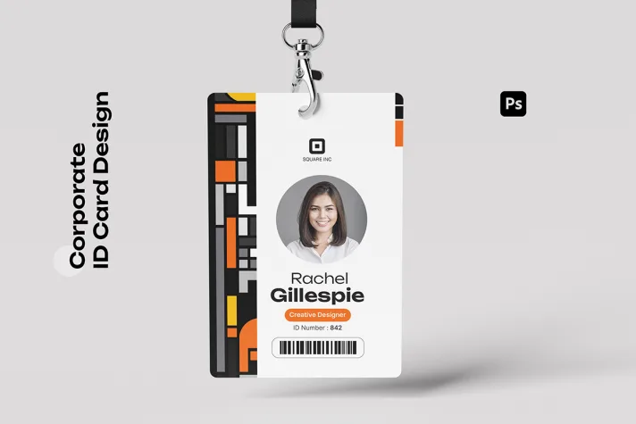 Corporate ID Card Design Template
