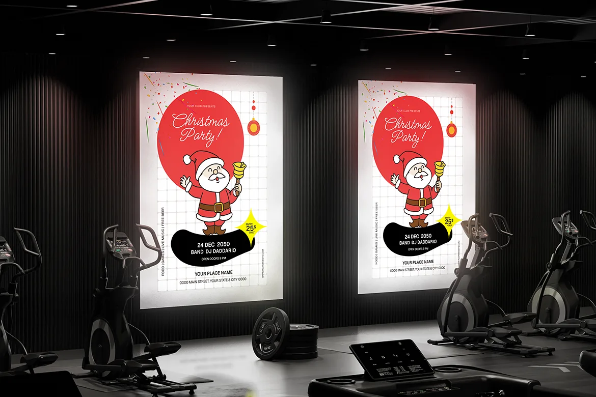 Christmas Party Flyer Template