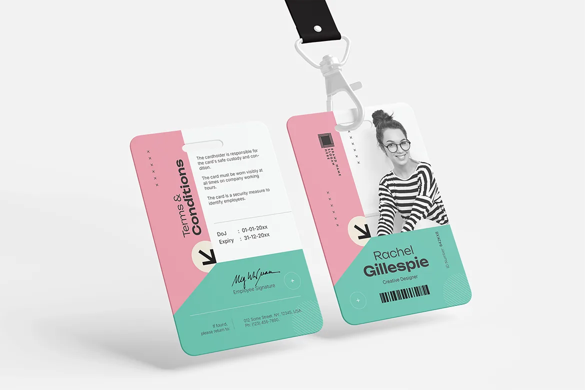 Corporate ID Card Template