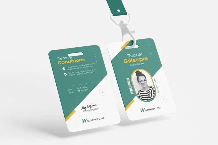 Corporate ID Card Template