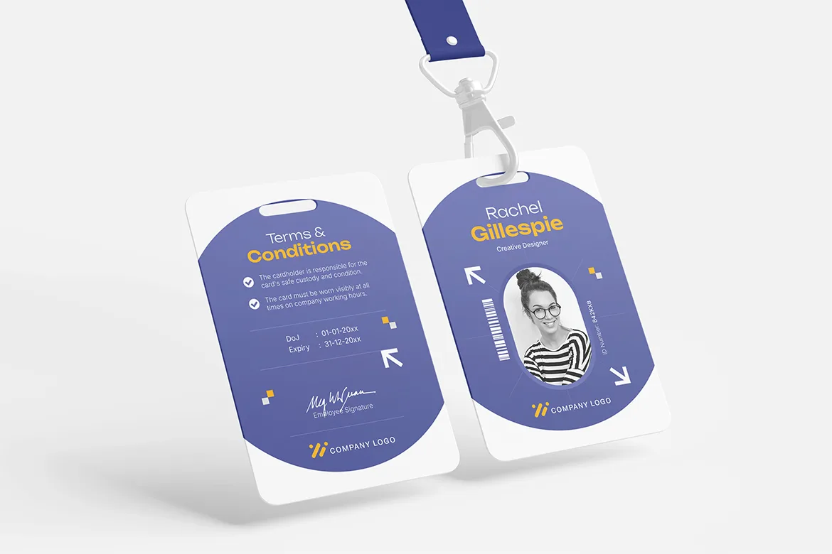 Corporate ID Card Template