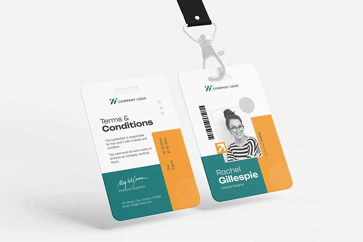 Corporate ID Card Template