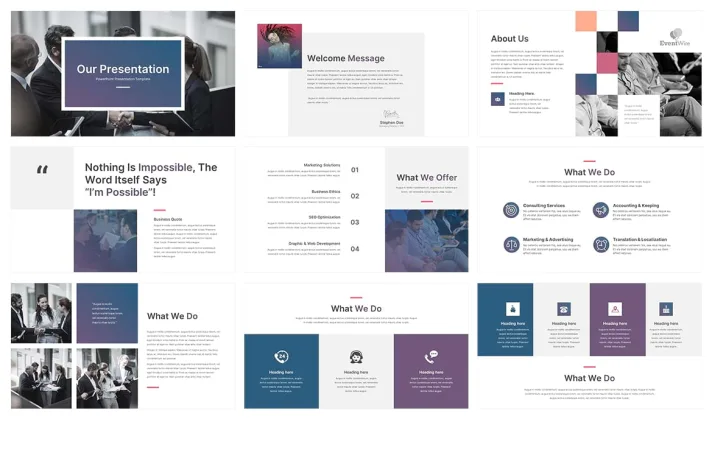 Sario Business PowerPoint Template