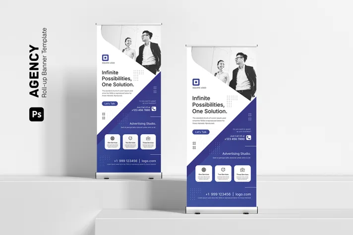 corporate roll up banner template