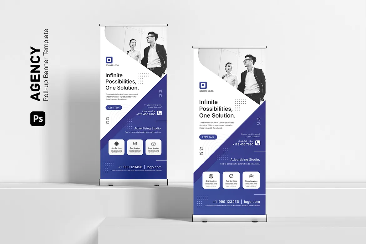 corporate roll up banner template