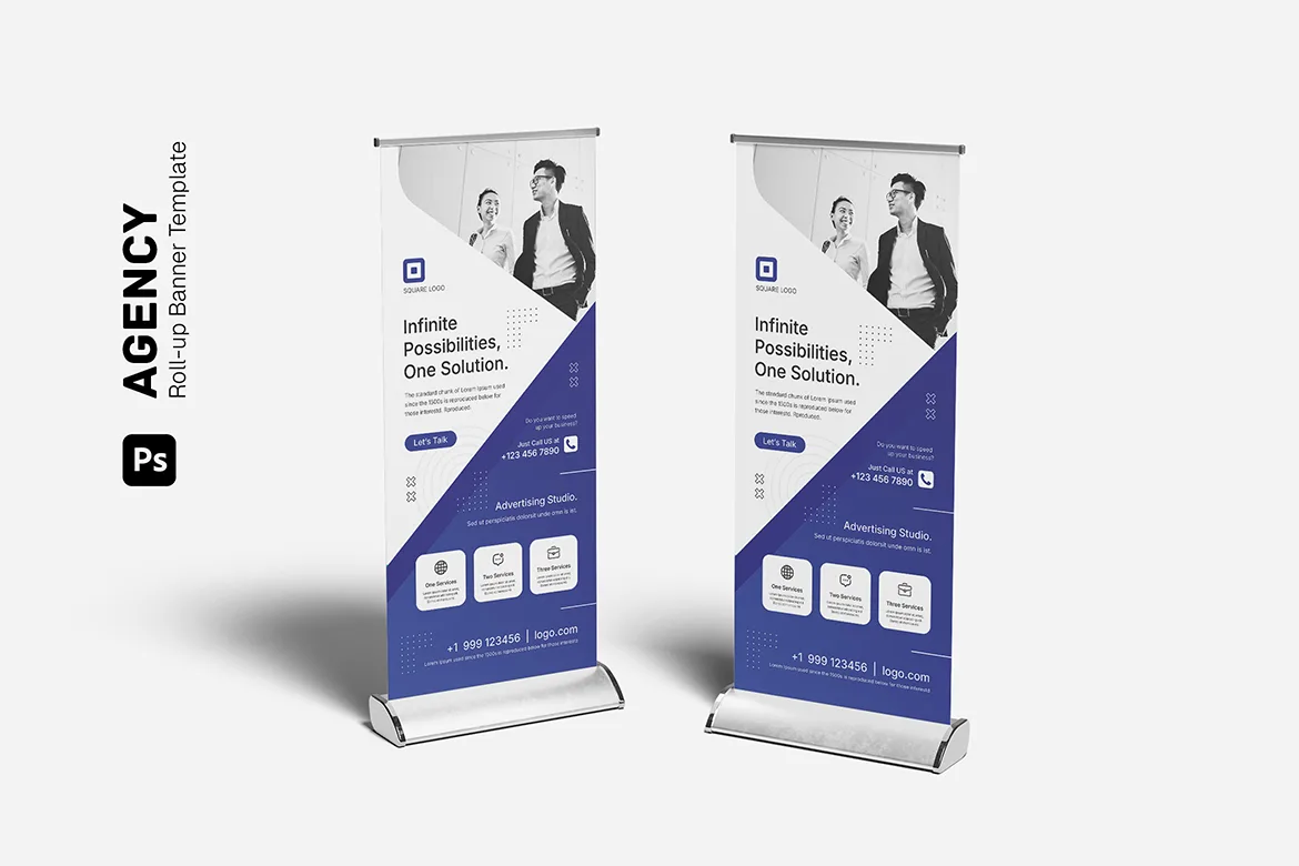 corporate roll up banner template