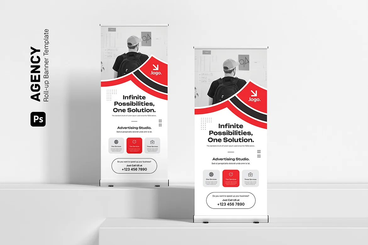 Corporate Roll Up Banner Template