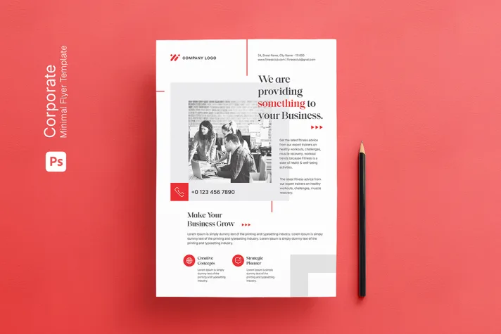 Clean Corporate Flyer Template – Vol 24