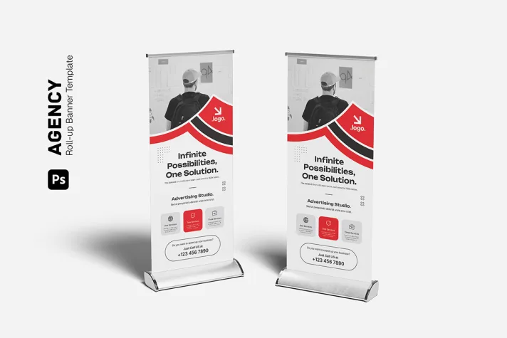 Corporate Roll Up Banner Template