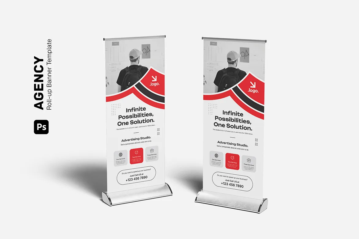 Corporate Roll Up Banner Template